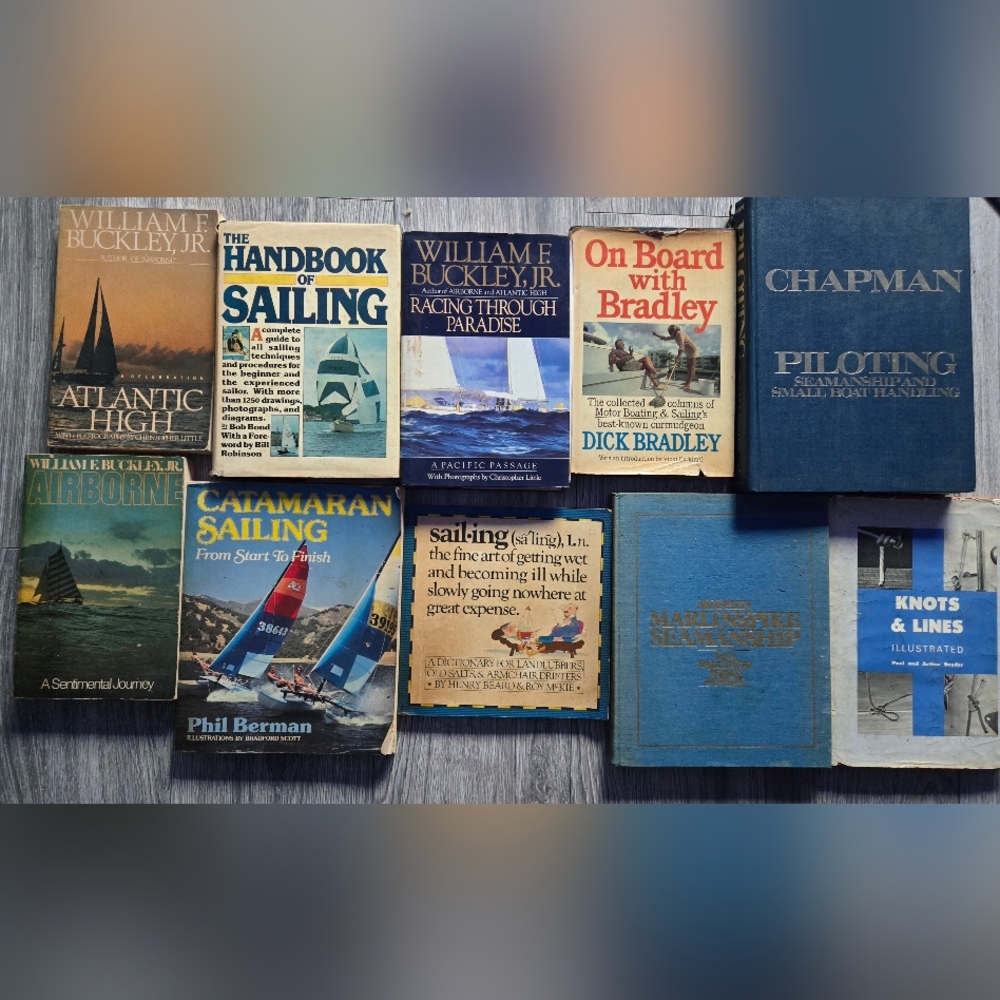 Collection of Sailing/boat Books - 10ct